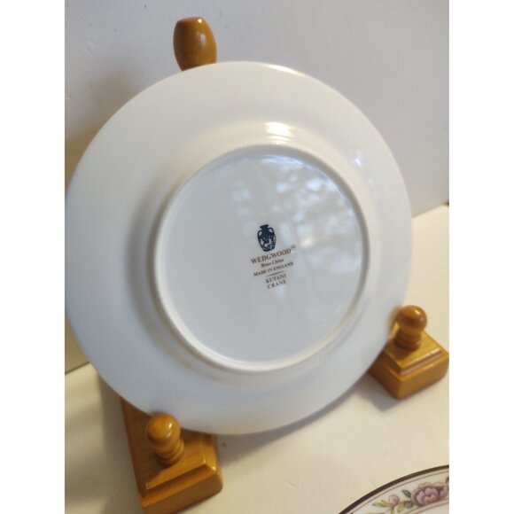 Vtg Wedgwood England Bone China Kutani Crane Bread & Butter or Salad  Plate 6" - Picture 8 of 11